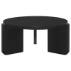Coaster Fine Furniture 709678-S3 Cordova - 3 Piece Solid Wood Coffee And End Table Set - Black