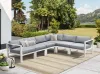Intercon NS-SF-ARMLSS-BUF-6PC Intercon NS-SF-ARMLSS-BUF-6PC Nash - 6 Piece Outdoor Seating Sectional - Buff