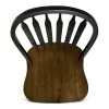 Liberty Furniture 186B-B100324 Liberty Furniture 186B-B100324 Carolina Crossing - Windsor Swivel Counter Chair - Black / Antique Honey