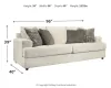 Ashley Furniture 9510439 Soletren - Queen Sofa Sleeper - Stone