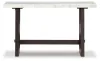 Ashley Furniture T779-4 Burkhaus - Sofa Table - White / Dark Brown