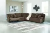 Ashley Furniture 92705S3 Ashley Furniture 92705S3 Top Tier - 5-Piece Reclining Sectional - Chocolate