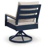 Ashley Furniture PCP587-602A East Beach - Swivel Chair With Cushion (Set of 2) - Blue