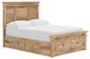 Ashley Furniture PCB1170B39 Ashley Furniture PCB1170B39 Makidern - Full Panel Storage Bed With 2 Under Bed Storage Units And Storage Footboard - Tan
