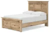 Ashley Furniture PCB1170B35 Ashley Furniture PCB1170B35 Makidern - Full Panel Storage Bed With Under Bed Storage Unit And Storage Footboard - Tan