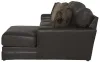 Jackson Furniture Industries 4378/46/76-09 Jackson Furniture Industries 4378/46/76-09 Denali - 2 Piece Italian Leather Match Sofa Chaise With Right Side Facing Chaise - Chocolate