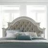 Liberty Furniture 244-BR15HU Liberty Furniture 244-BR15HU Magnolia Manor - King Upholstered Panel Headboard - Antique White