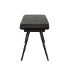 CoasterEssence 110653 Misty - Leather Upholstered Dining Bench - Antique Espresso