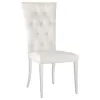 CoasterElevations 111102 Kerwin - Velvet Upholstered Dining Side Chair (Set of 2) - White