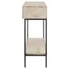 CoasterEssence 959541 Rubeus - 2-Drawer Wood Entryway Console Table - White Washed