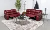 Coaster Fine Furniture 610241-S2 Camila - 2 Piece Upholstered Reclining Sofa Set - Red