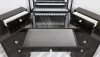 Furniture of America FOA-DK5686DG-PK Tracie - Vanity Set - Obsidian Gray