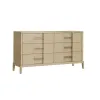 Samuel Lawrence Furniture S952-010 Kendall - 6-Drawer Dresser - Light Brown