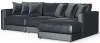 Jackson Furniture Industries 2245/36/31/76/3-23 Jackson Furniture Industries 2245/36/31/76/3-23 Remington - 3 Piece Modular Sofa Chaise (RSF Chaise) - Slate
