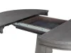 Intercon FR-TA-4260-PEW-C Foundry - Pedestal Table - Brushed Pewter