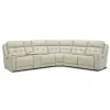 Liberty Furniture 7006ST-UPH-6PCSEC Carrington - 6 Piece Sectional - Baja Stone