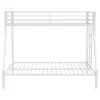 Coaster Fine Furniture 460365WHT Alevera - Metal Twin Over Full Bunk Bed With Ladder - White