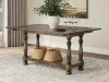 Ashley Furniture T609-3 Sturlayne - Rectangular End Table - Brown