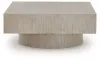 Ashley Furniture T712-8 Ashley Furniture T712-8 Jorielyn - Square Cocktail Table - Light Grayish Brown