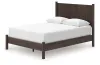 Ashley Furniture PCB2614B6 Pamytta - Queen Panel Platform Bed - Brown