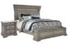Pulaski Furniture P091-BR-K4-KIT1 Pulaski Furniture P091-BR-K4-KIT1 Madison Ridge - King Storage Bed With Nightstand - Heritage Taupe