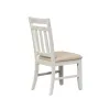 Liberty Furniture 171-C1501S Summerville - Slat Back Side Chair - Soft White Wash / Wirebrushed Gray