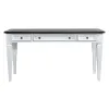 Liberty Furniture 417-HO107 Allyson Park - Writing Desk - Wirebrushed White / Charcoal