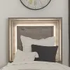 Liberty Furniture 272-BR11 Liberty Furniture 272-BR11 Horizons - Twin Panel Headboard With Lights - Graystone