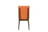 New Classic D7185B-20-ORG Maggie - Dining Chair With Cushion (Set of 2) - Terracotta / Walnut