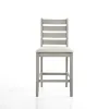 New Classic D1652-22 Pascal - Ladderback Counter Chair (Set of 2) - Driftwood