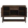 CoasterEssence 107415 Parkins - 2 Door Sideboard Buffet Cabinet - Rustic Espresso