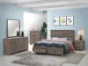 CoasterEveryday 207040Q-S5 Brantford - Queen 5 Piece Bedroom Set - Barrel Oak