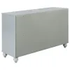 CoasterEssence 223213 Gunnison - 6-Drawer Dresser - Silver Metallic