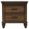 CoasterEssence 300525KW-S4 Devon - 4 Piece California King Bedroom Set - Burnished Oak