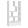CoasterEssence 801574 Dylan - 4-Shelf Storage Bookshelf - White High Gloss
