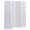 CoasterEveryday 902626 Roberto - 4-Panel Room Divider Folding Shoji Screen - White