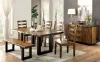 Furniture of America CM3606SC-2PK Maddison - Side Chair (Set of 2) - Tobacco Oak