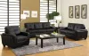 Furniture of America CM6485S Blacksburg - Sofa - Black