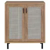 Coaster Fine Furniture 950421 Teller - 2-Door Shoe Storage Cabinet - Natural Oak