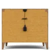 Riverside Furniture 51869 Halbrooke - 3 Drawer Nightstand - Light Brown
