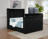Coaster Fine Furniture 315945Q Centergrove - Upholstered Queen Wingback TV Bed - Black