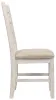Ashley Furniture D394-01 Skempton - Dining UPH Side Chair (Set of 2) - White