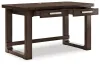 Ashley Furniture H556-44 Breckington - Home Office Desk - Dark Brown