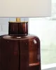 Ashley Furniture L430924 Mette - Glass Table Lamp - Brown / Gold Finish