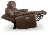 Ashley Furniture PCU1200118 Ashley Furniture PCU1200118 Bleckley - Power Reclining Loveseat With Console / Adjustable Headrest - Espresso