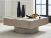 Ashley Furniture T712-8 Ashley Furniture T712-8 Jorielyn - Square Cocktail Table - Light Grayish Brown
