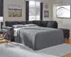 Ashley Furniture 87213S3 Ashley Furniture 87213S3 Altari - Right Arm Facing Corner Chaise With Sleeper 2 Pc Sectional - Slate