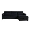 New Classic 23-U1899B-2NP New Classic 23-U1899B-2NP Bliss - 2 Piece Sectional (Sleeper/Chais) - Midnight