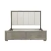 Samuel Lawrence Furniture S714-BR-K1 Andover - Queen Upholstered Panel Bed