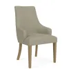 Riverside Furniture 92601 Mix-N-Match Chairs - Swoop Arm Upholstered Chair (Set of 2) - Gray